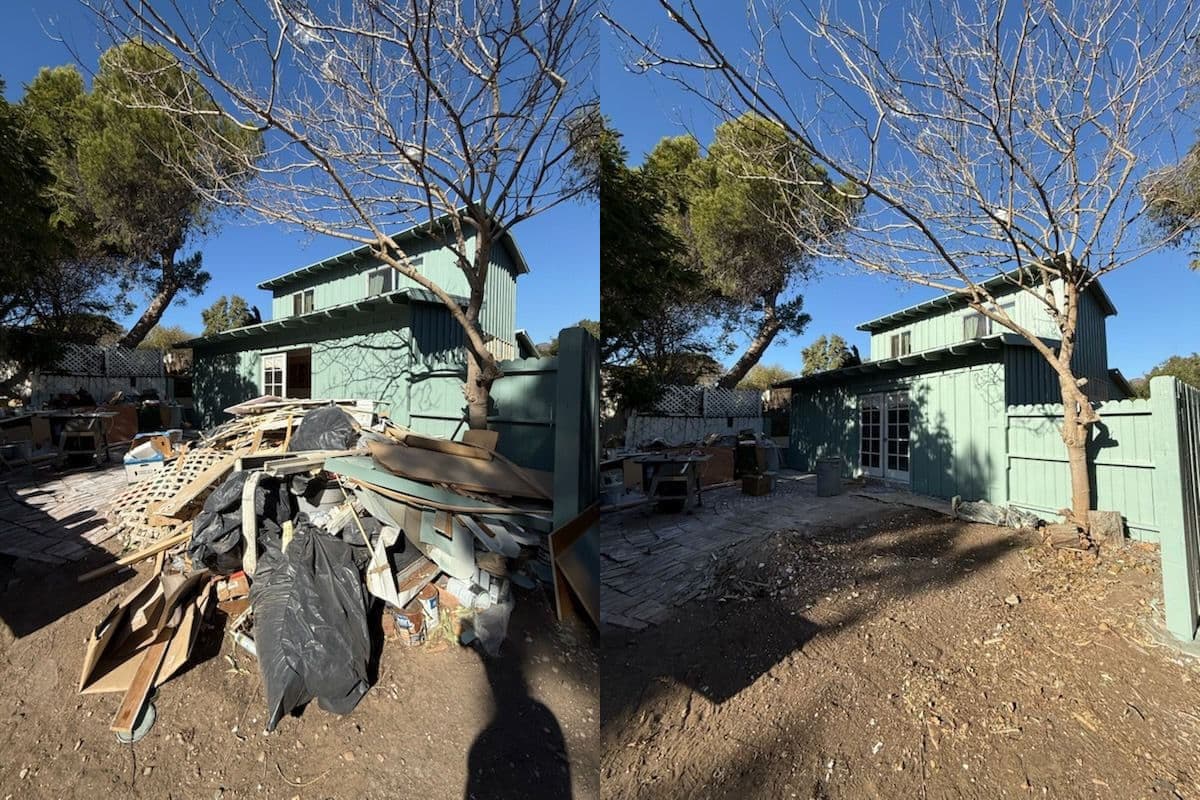 Junk Removal for Malibu Renovation Site
